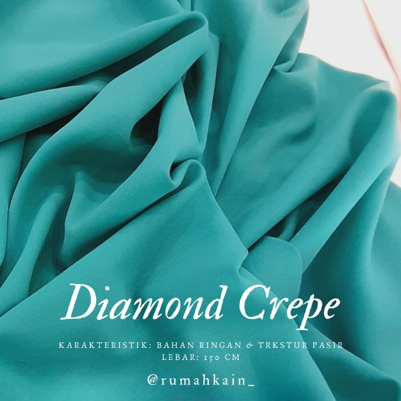 Diamond Crepe/Diamond/Kain Crepe/Kain Diamond/Harga 0,5 m