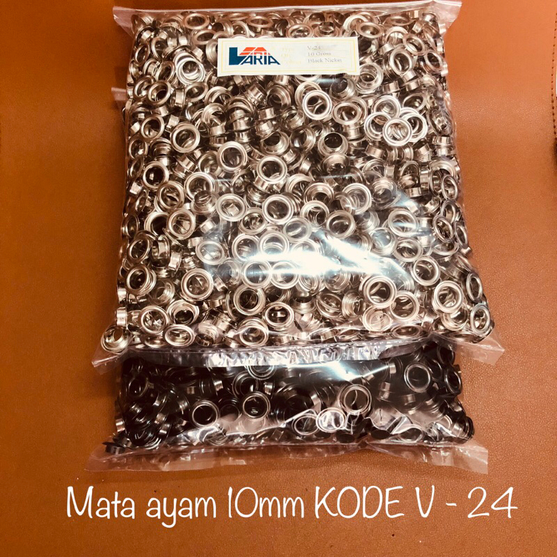 mata ayam 10mm / mata ayam eyelet 10mm + ring / mata ayam spanduk 10mm