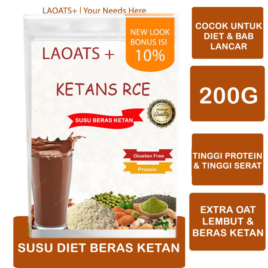 

Beras Ketan Milk Laoats (200G)