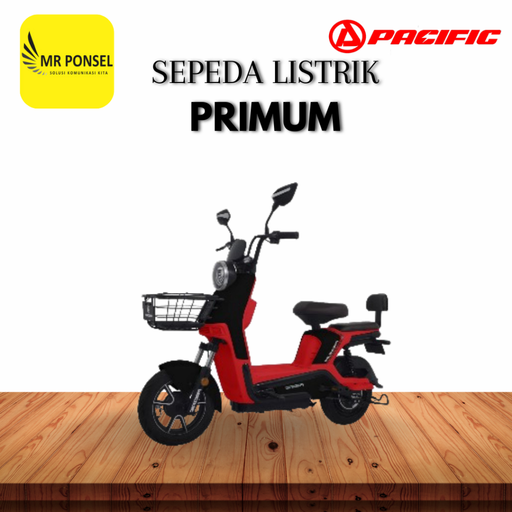 SEPEDA LISTRIK PASIFIC PRIMUM GARANSI PACIFIC