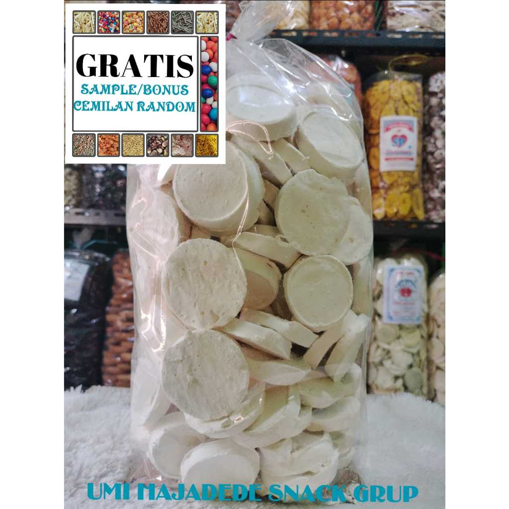 

(GRATIS BONUS) CEMILAN 1KG KUE BREM KETAN PUTIH