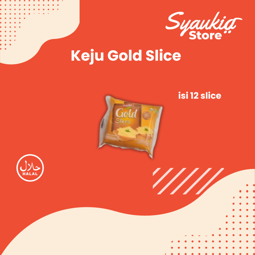 

Keju Prochiz Cheddar Slice Gold Lembaran Keju Slices Murah isi 12 Lembar 156 gr