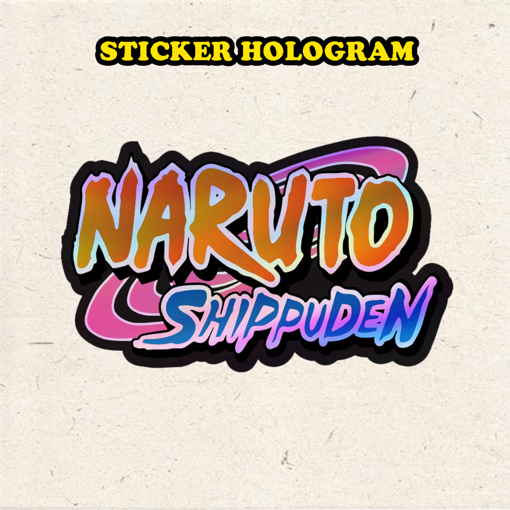 

Stiker Hologram Anime Naruto Logo ukuran 8 cm