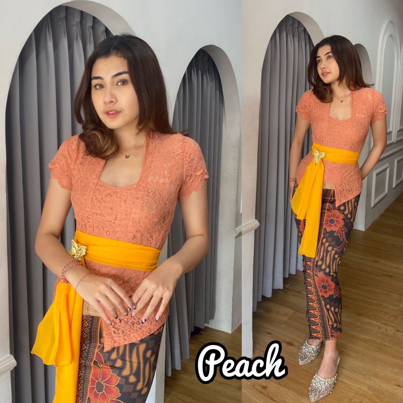SIMONA KEBAYA Sofia Pendek Kupu Kebaya Saja Kebaya Bali