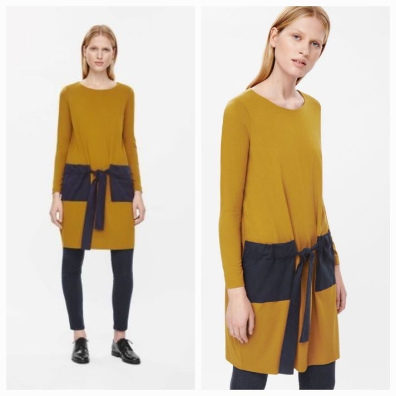 COS mustard dress