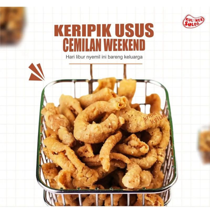 

Kripik Usus Crispy 3000 an