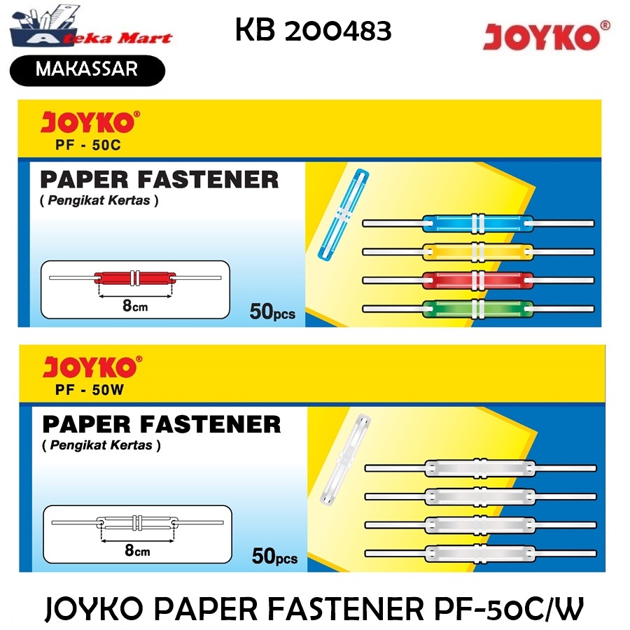 

JOYKO PAPER FASTENER PF-50C PF-50W PENGIKAT KERTAS