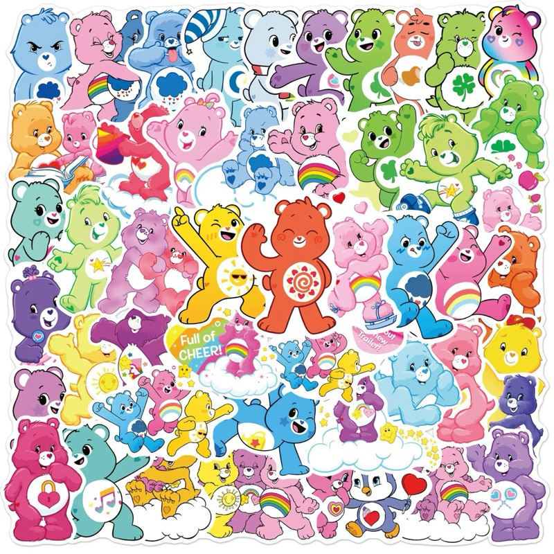 

Ready 50pcs Sticker Beruang lucu | Stiker Beruang Tahan Air