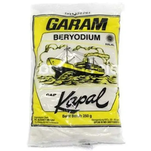 

Garam Murni Beryodium Cap Kapal 250gr