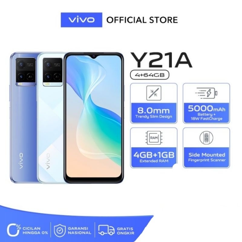 Vivo Y21A Ram 4/64GB