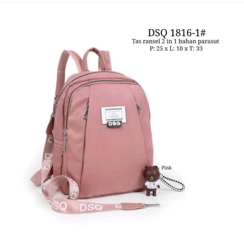 Tas ransel wanita DSQ import original terbaru