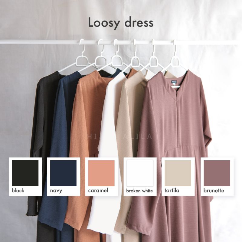 GAMIS LOOSY ( V neck ) | Hijab Alila