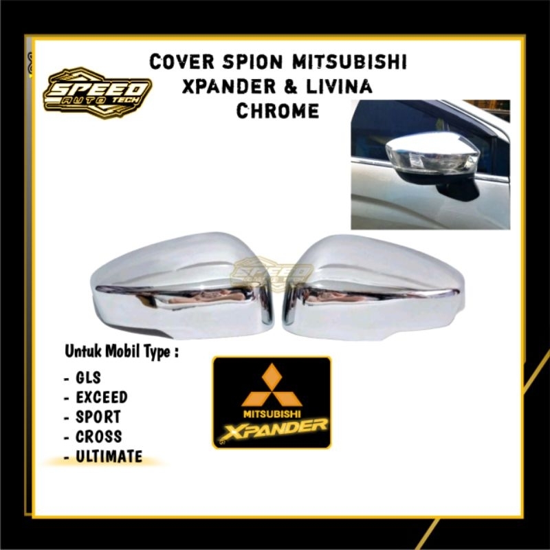 Cover Spion Xpander Chrome original tutup Spion Mitsubishi Xpander &amp; Livina harga satuan kanan atu kiri