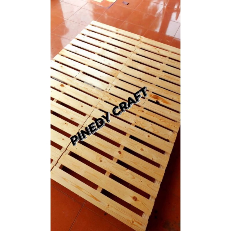 palet alas kasur 100x200x10cm, palet kayu jati belanda, tatakan dipan alas kasur