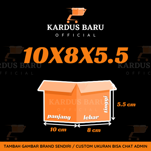 KARDUS PACKING 10x8x5.5 POLOS DAN TEBAL | Kardus Kecil | Packing Aksesoris | Box Corrugated B Flute 