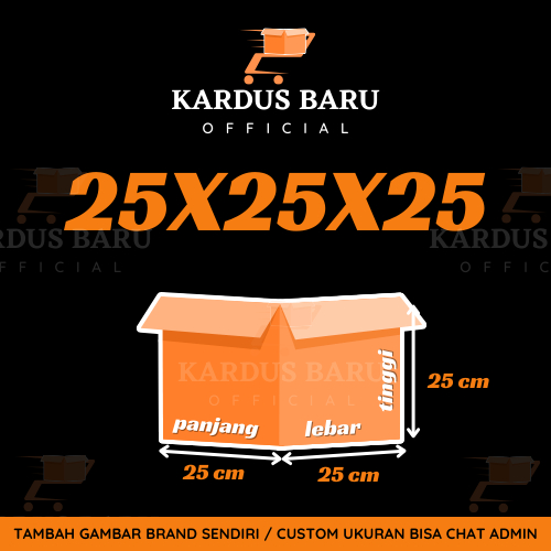 

Kardus 25x25x25 | Kardus Kecil | Packing Aksesoris | Box Corrugated B Flute Tebal dan Kuat | Kardus Packing Online