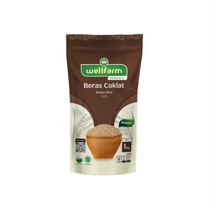 

Beras Coklat Organik 1Kg Kualitas Ekspor / WellFarm Beras Coklat Wangi Premium