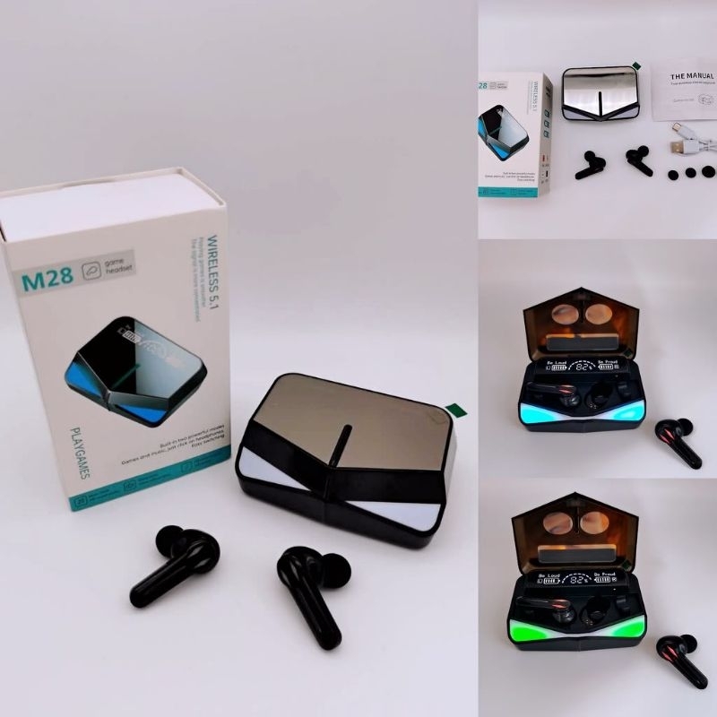Headset Bluetooth wirelessl TWS M28