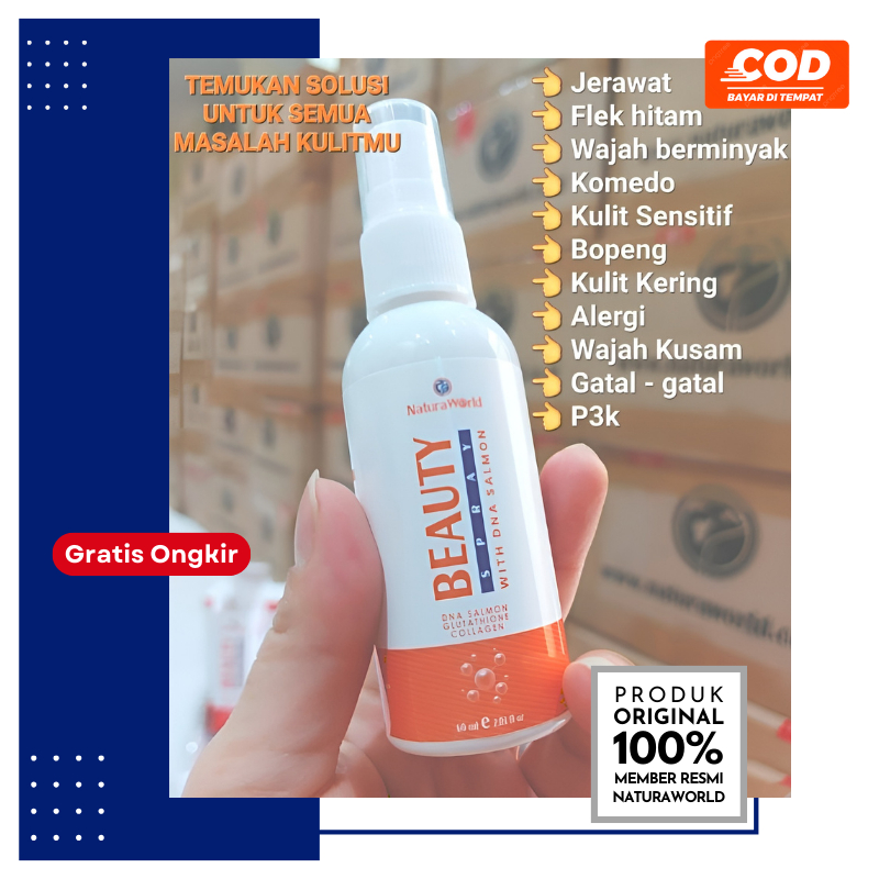 Natura Beauty Spray With DNA Salmon Natura Beauty Spray DNA Salmon Natura Beauty Spray Salmon Natura