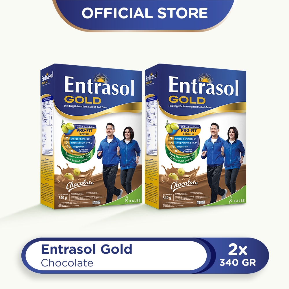 Entrasol Twinpack Gold Chocolate 340g