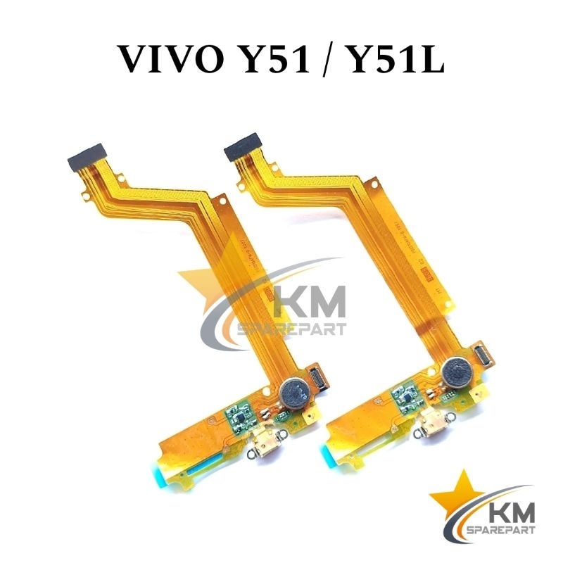 Flexible Konektor Charger Vivo Y51 Y51L Flexi Con Cas Tc