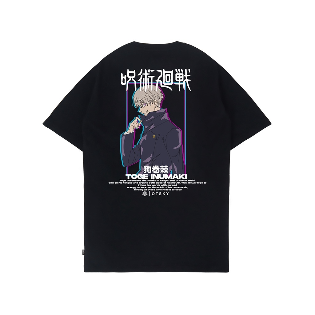 Kaos Distro Otsky Kaos Anime Inumaki Toge Jujutsu Kaisen Cotton Combed 30S T-Shirt Premium
