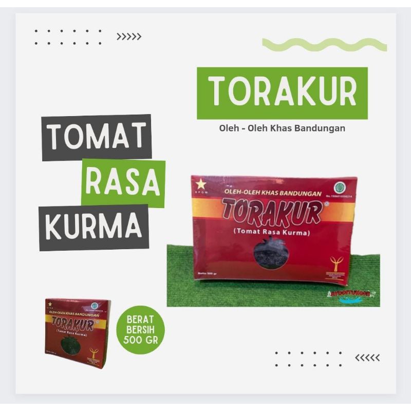 

TORAKUR TOMAT RASA KURMA 500GR OLEH-OLEH KHAS BANDUNGAN