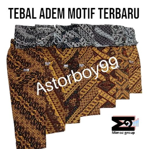 KJFB5022 ORIGINAL% celana batik pria wanita / celana boim anak dan dewasa / celana batik panjang / c