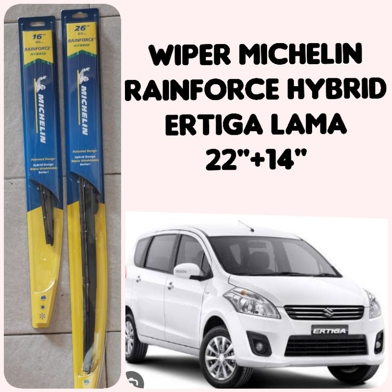 WIPER MICHELIN RAINFORCE HYBRID ERTIGA LAMA ( SEPASANG)