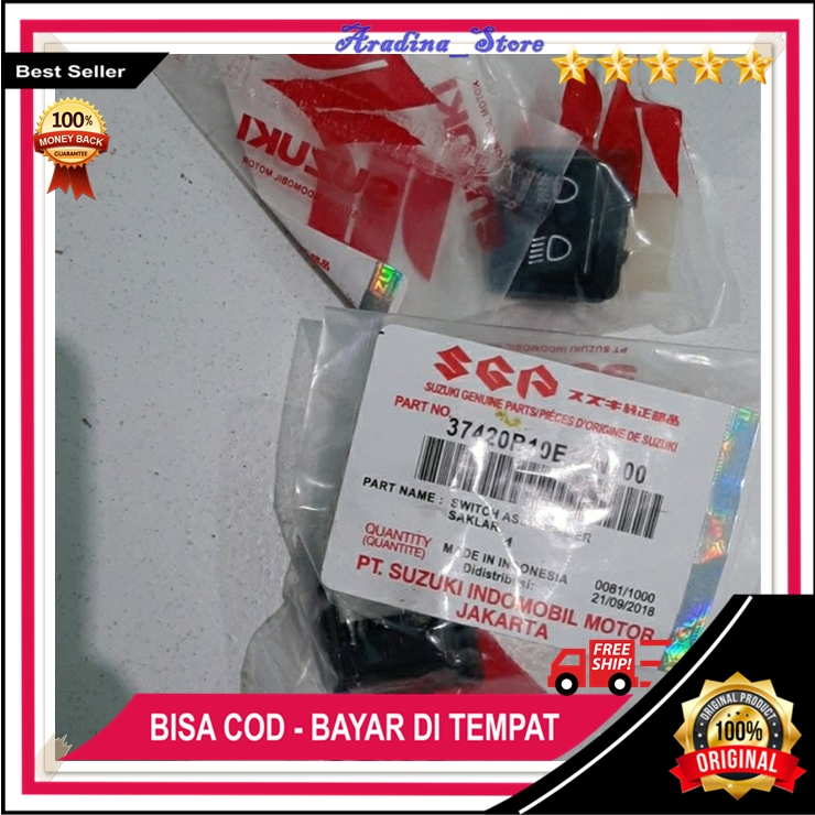 Saklar Tombol Dim Suzuki Smash Shogun 125 Original Saklar Lampu Supra X 125 Bahan Berkualitas