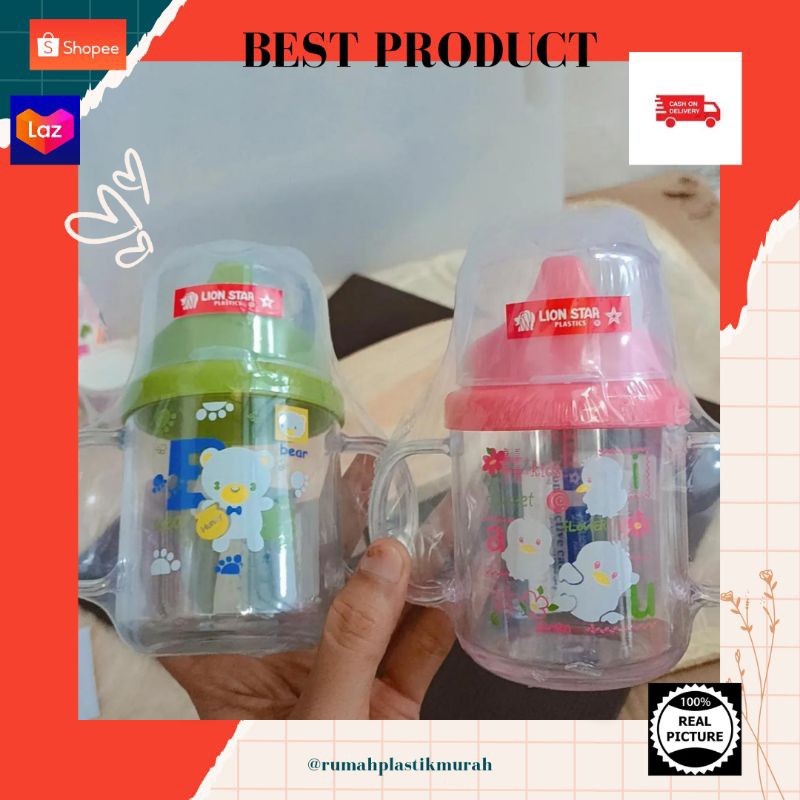 junior mug+cover/dot anak/dot minum anak/gelas dot/gelas susu dot/gelas susu/dot gelas anak