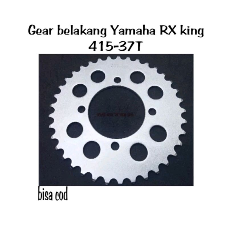 gear gir ger belakang Yamaha RX king ukuran 415-37T 35T 36T 34T 33T 32T 31T 29T 44T 28T