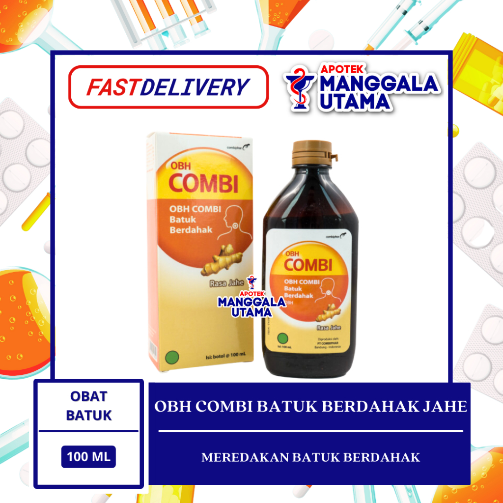OBH COMBI BATUK BERDAHAK JAHE 100 ML
