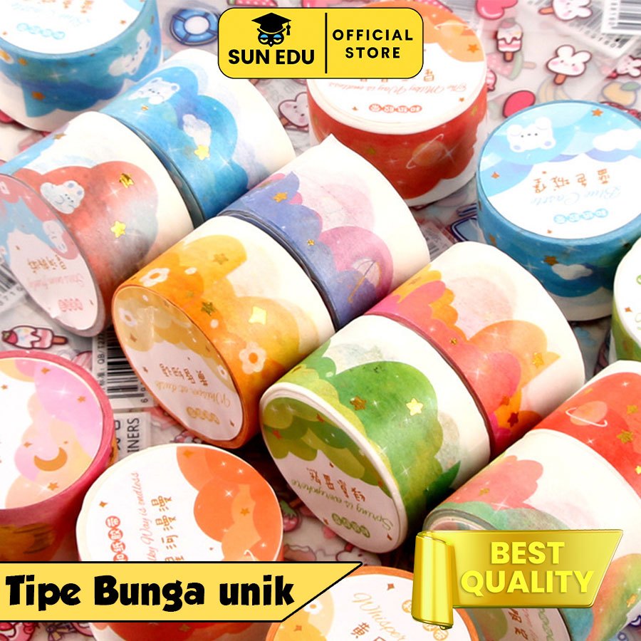 

Washi Tape Stiker Cute / Tape Stiker Dekorasi DIY Jurnal