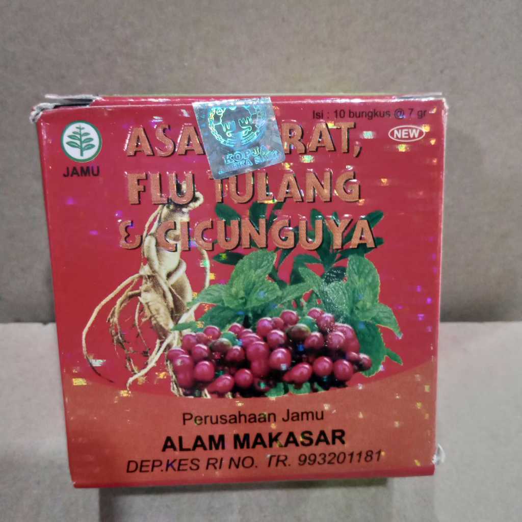 Jamu cicunguya flu tulang asam urat 10 sachet