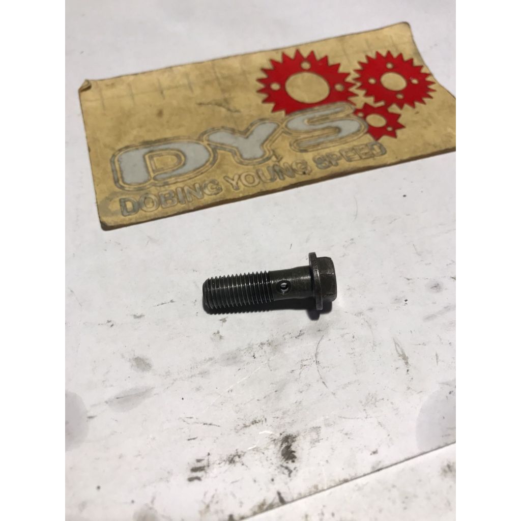 Baut bolong selang oil puler jalur oli motor Minerva R200 150