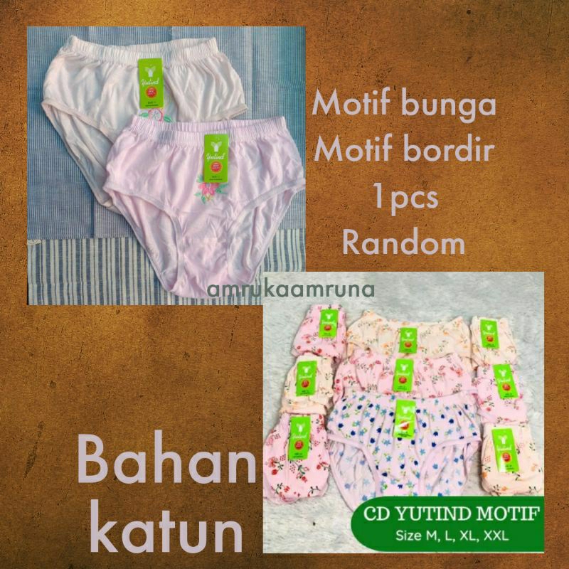 YUTIND Cd Wanita Dewasa Celana Dalam Wanita Dewasa (isi 6pcs)