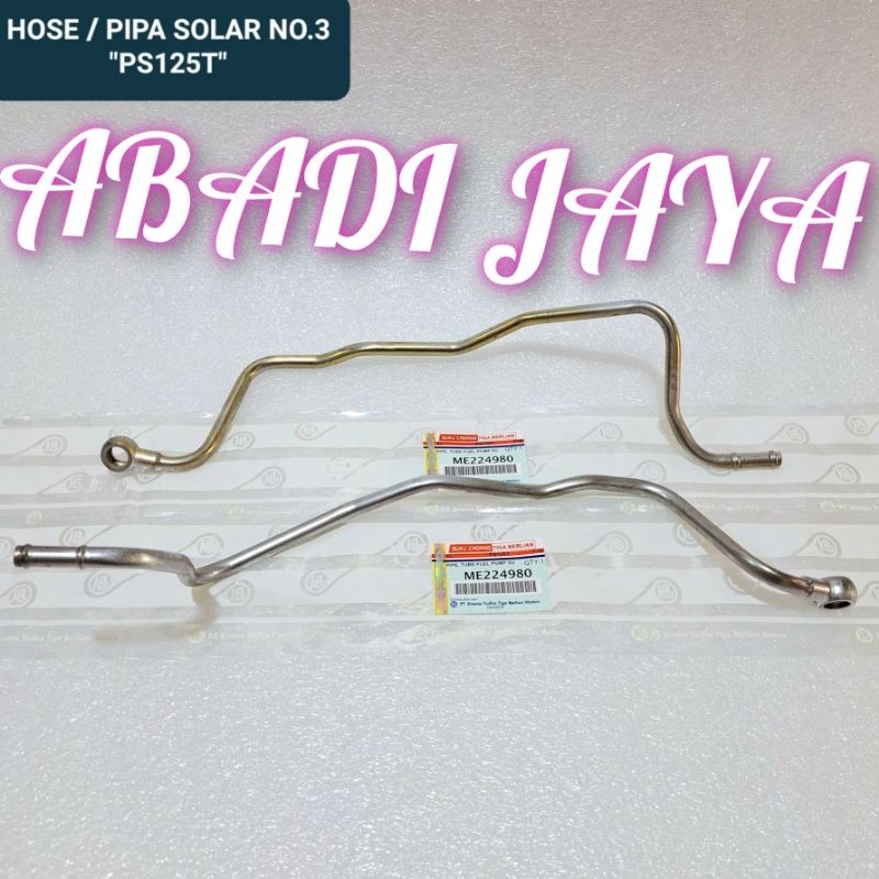 SELANG PIPA SOLAR NO 3 CANTER 125 HD PS125 TURBO 4D34T ORIGINAL