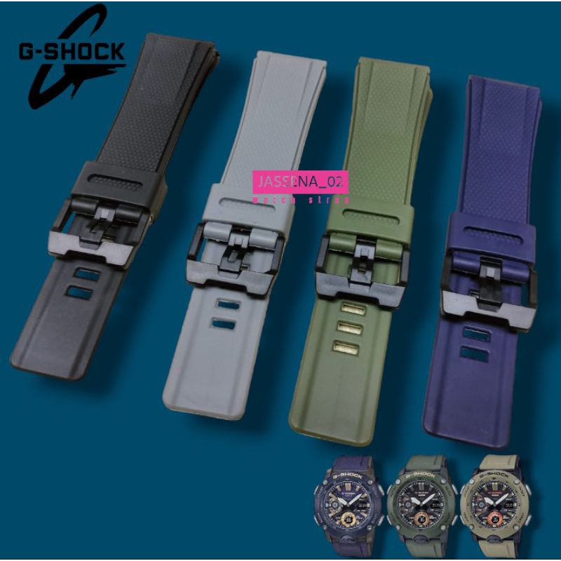 Tali Jam Tangan Casio G-Shock GA2000 Rubber Strap G-Shock GA-2000 - RB GA2000 CHT