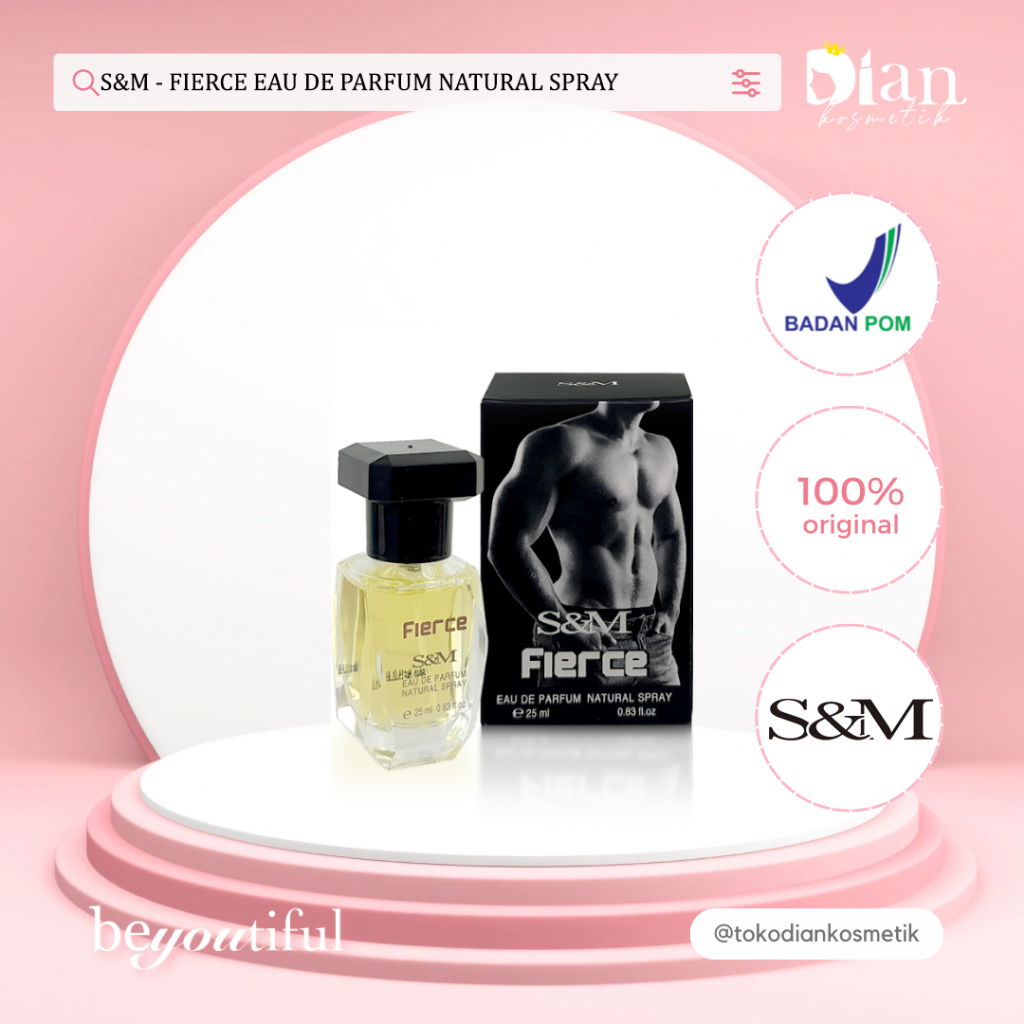 S&M - (FIERCE) EAU DE PARFUM NATURAL SPRAY