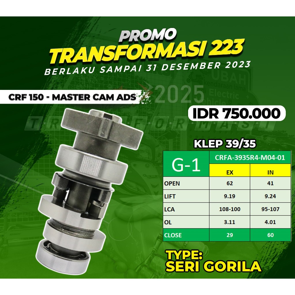 NOKEN AS ADS CRF 150 SERI G-1 BRT