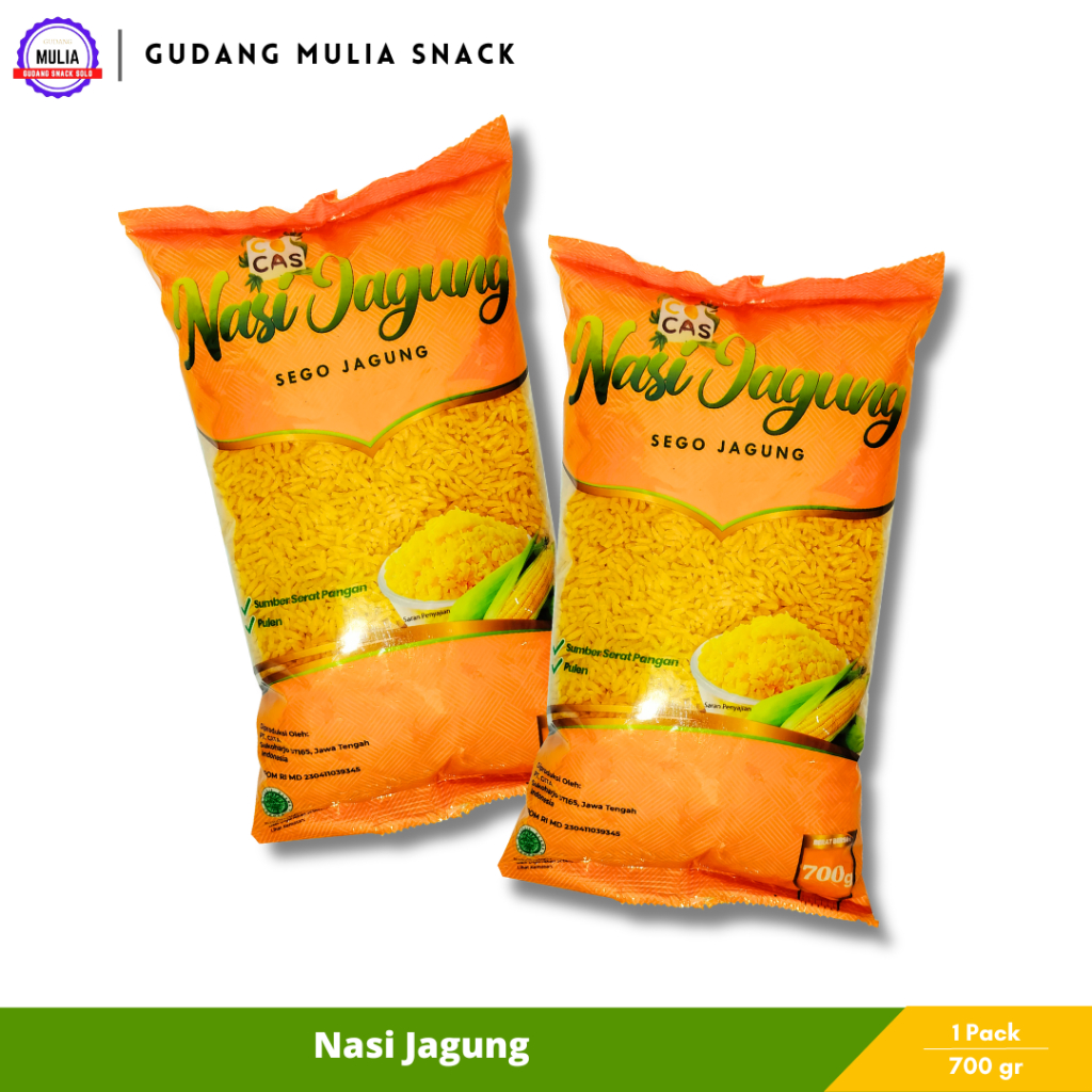 

Sego Jagung Pulen | Nasi Jagung COCAS 700 Gram