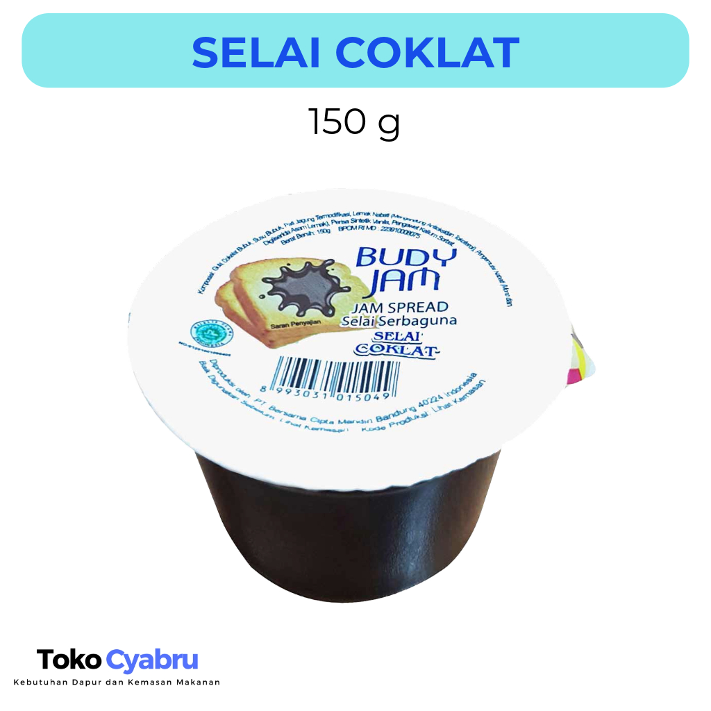 

Selai Coklat Serbaguna Budy Jam 150 g
