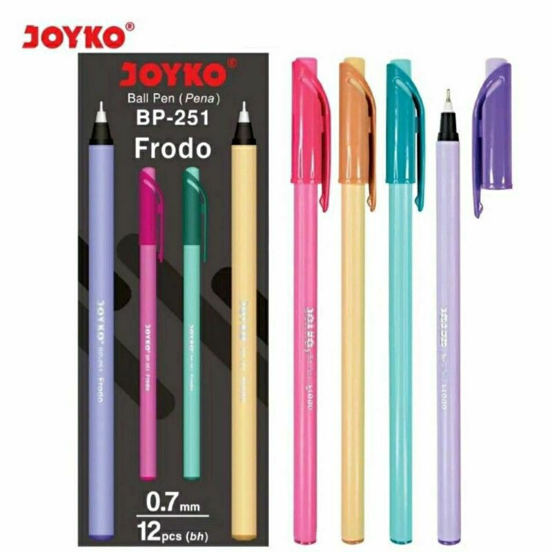 

Pulpen Joyko Ball Pen Frodo BP-251 0.7 mm