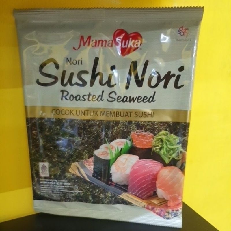 

Mamasuka sushi nori isi 10's