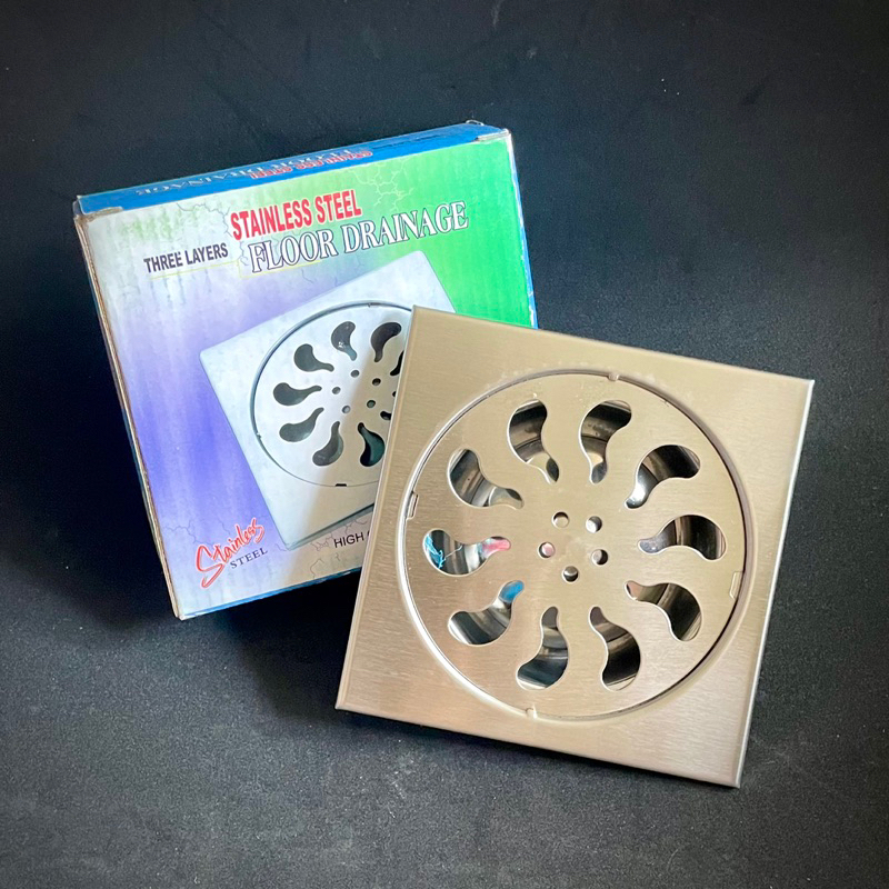 floordrain stainless / afur stainless / saringan air kamar mandi / buangan air kamar mandi / afur ka