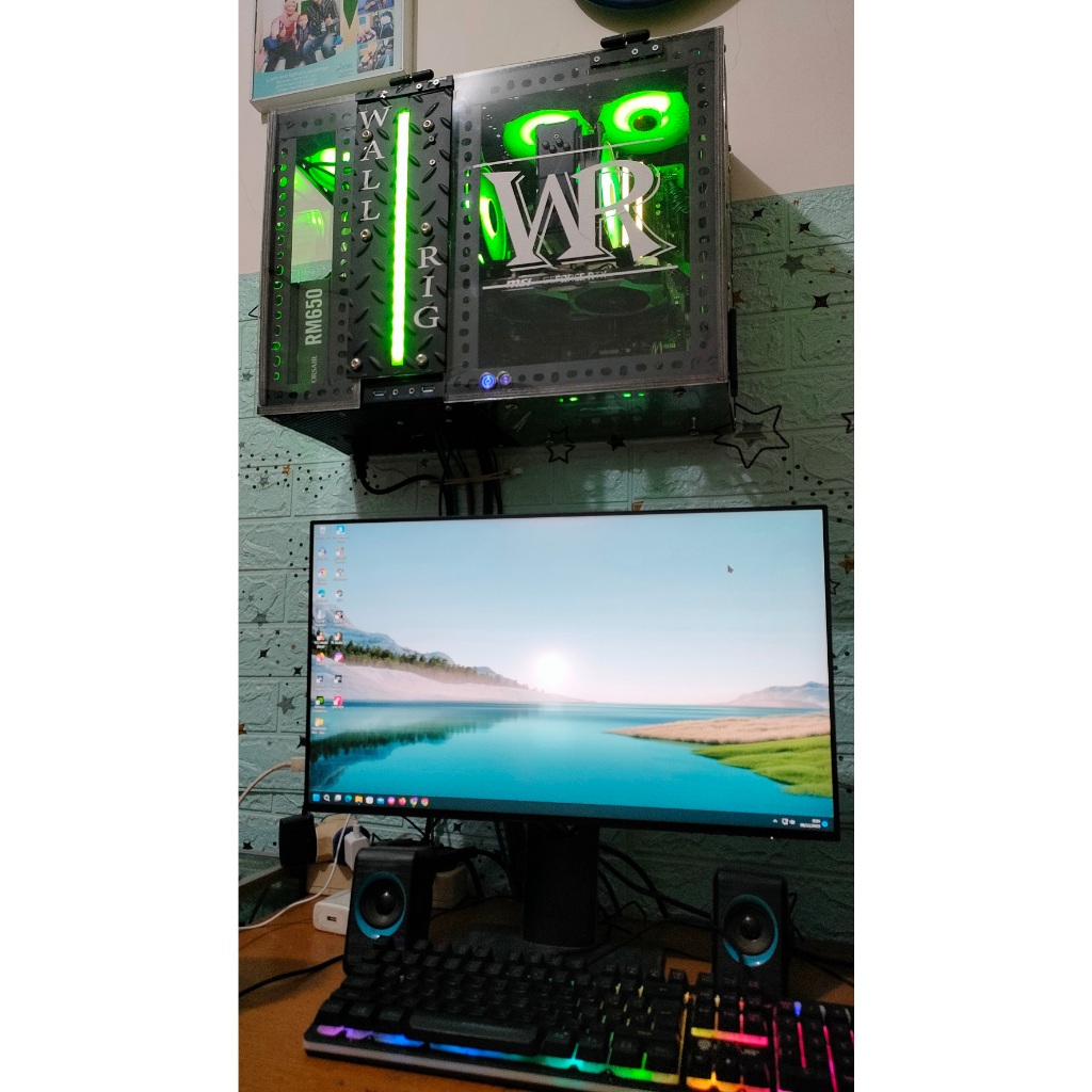 PC Rakitan I5 10400f RTX 2060 Monitor Dell Ultra Sharp