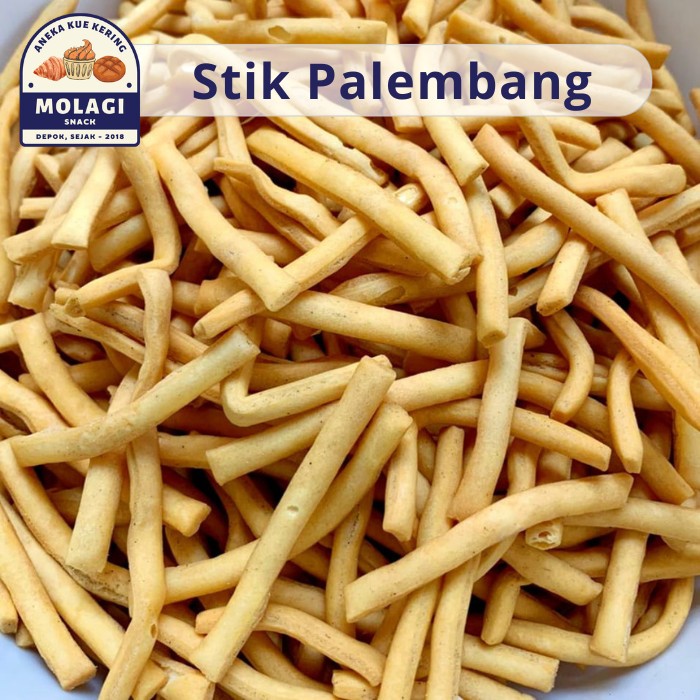 

Stik Bawang Gurih Asli Palembang 250 Gram - Molagi Snack