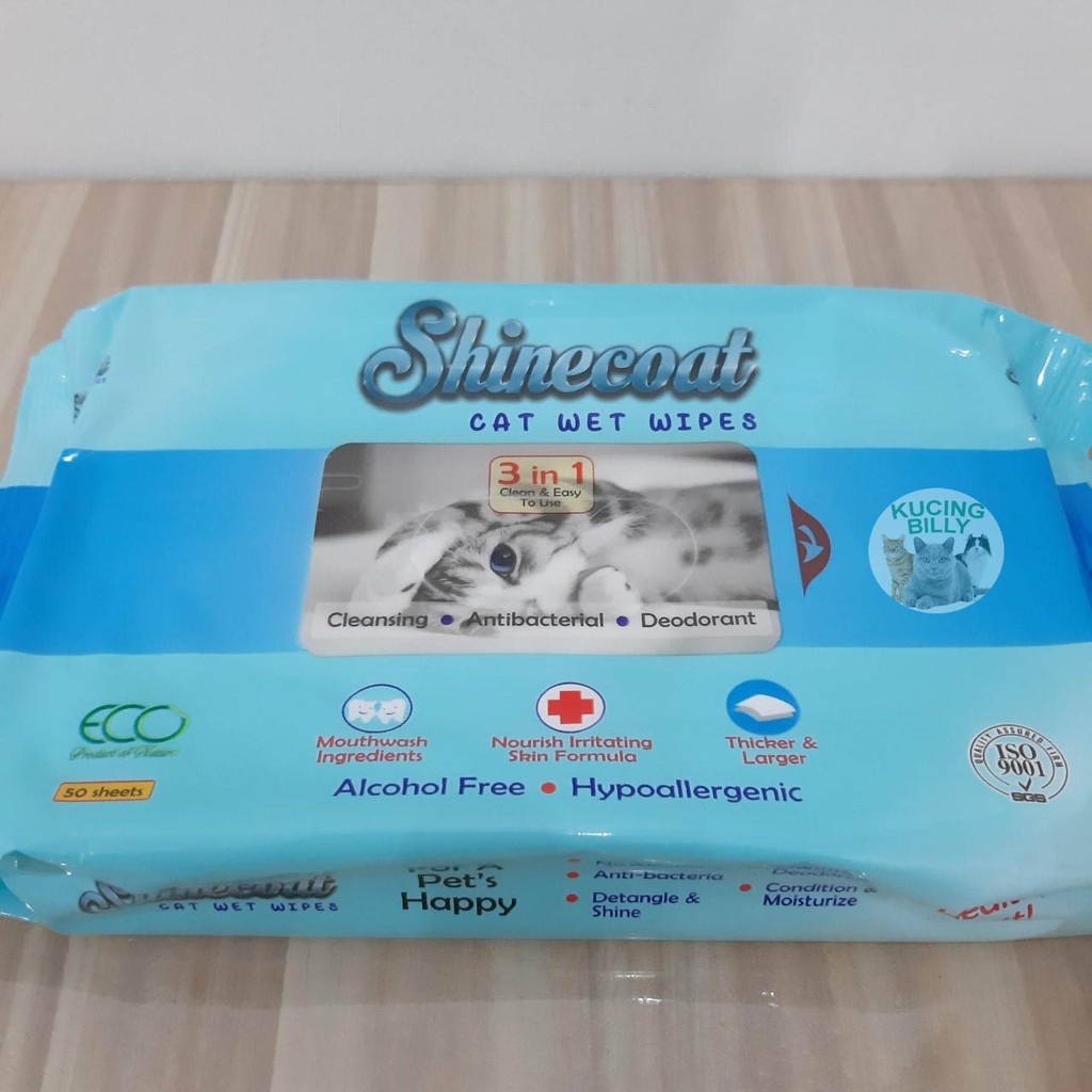 ADEWAP GLIDER Shinecoat Tisue Basah Hewan Peliharaan Sugar Glider