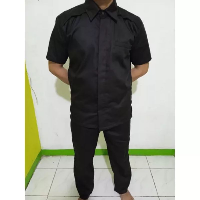 Seragam Safari Security Satpam / Setelan Safari Security / Baju Safari Security / Setelan Satpam / S